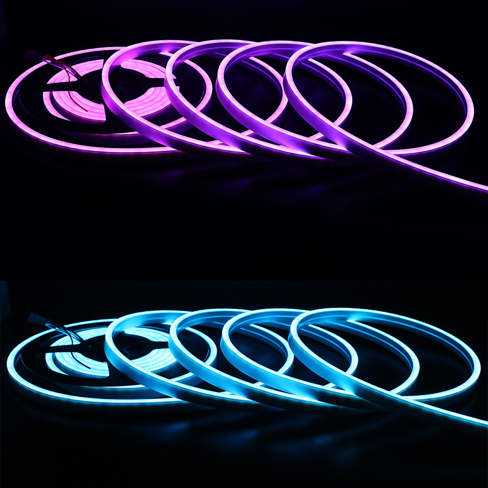 12V WS2811 Waterproof Addressable LED Neon Strip Lights, No Light Spot 12V WS2811 Waterproof Addressable LED Neon Strip Lights, No Light Spot